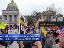 Warga Amerika Serikat Protes Minta Buka Lockdown Segera