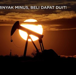 Harga Minus, Beli Minyak Dapat Duit!
