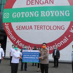 Alumni Lemhannas Angkatan 54 Berdonasi Lewat GEBAH Corona