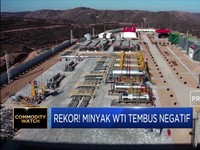 Rekor! Harga Minyak Dunia Tembus Zona Negatif