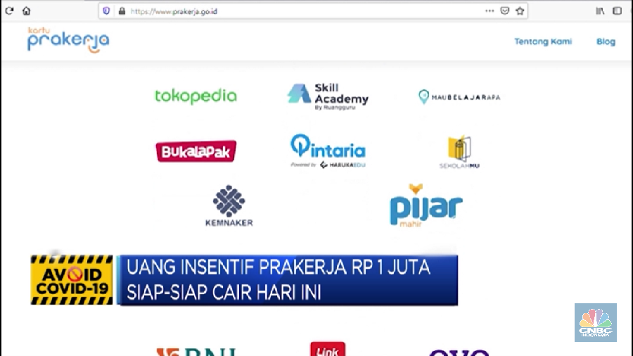 Siap-siap! Uang Insentif Pra Kerja Rp 1 Juta Cair Hari Ini (CNBC Indonesia TV)
