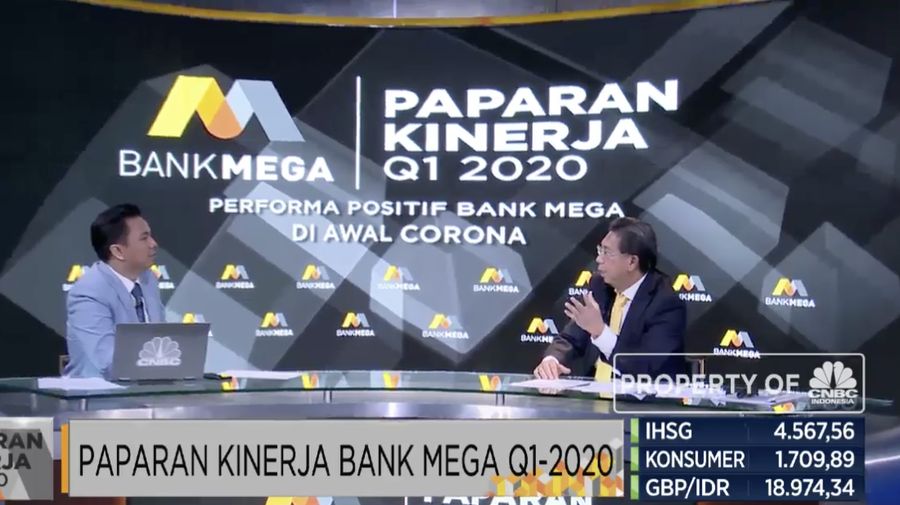 Kostaman Thayib, Direktur Utama Bank mega.