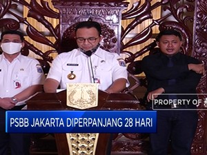 Anies Perpanjang PSBB 28 Hari, Pelanggar Kena Sanksi