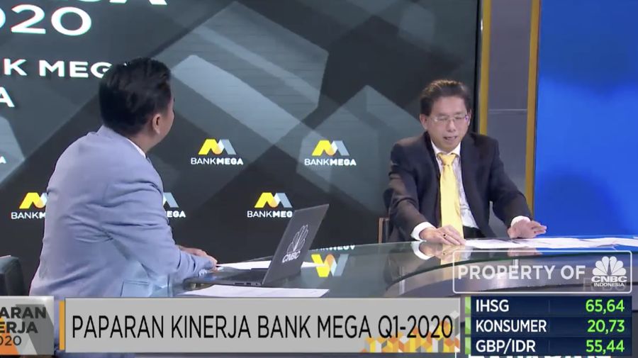 Kostaman Thayib, Direktur Utama Bank mega.