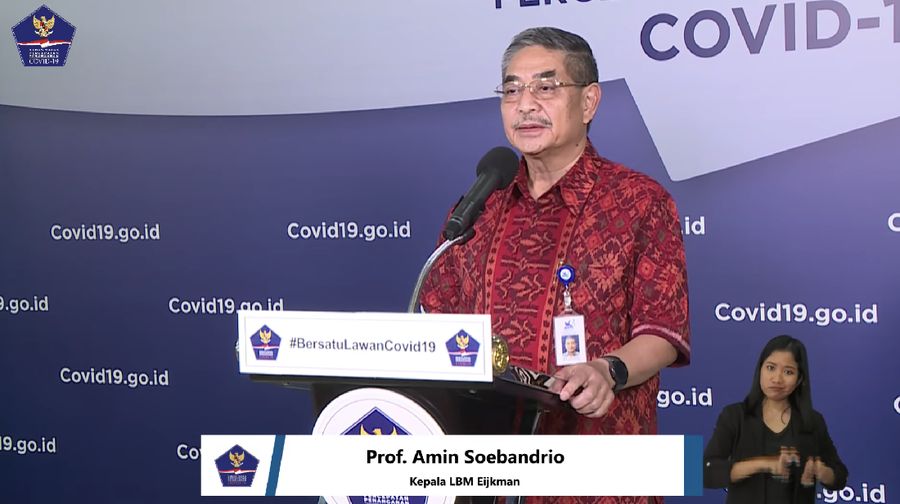 Amin Soebandrio. Kepala LBM Eijkman