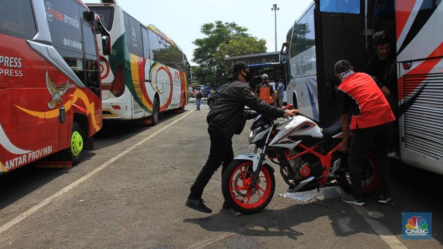 Ilustrasi Mudik. (CNBC Indonesia/Tri Susilo)