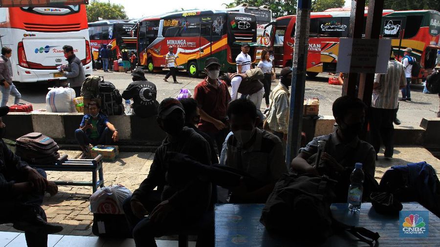Ilustrasi Mudik. (CNBC Indonesia/Tri Susilo)