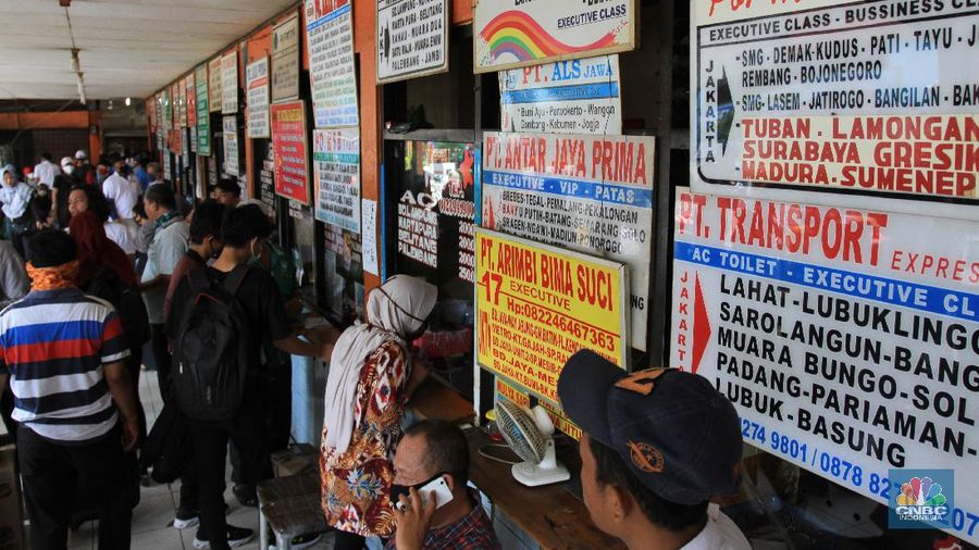 Ilustrasi Mudik. (CNBC Indonesia/Tri Susilo)