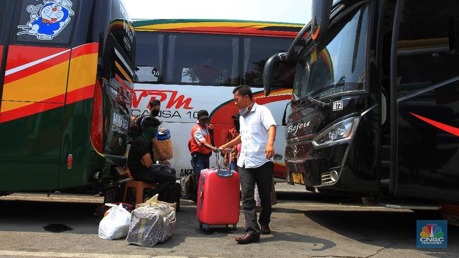 Ilustrasi Mudik. (CNBC Indonesia/Tri Susilo)