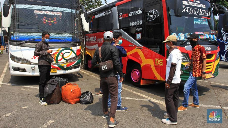 Ilustrasi Mudik. (CNBC Indonesia/Tri Susilo)