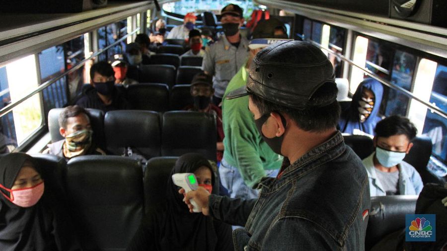 Ilustrasi Mudik. (CNBC Indonesia/Tri Susilo)
