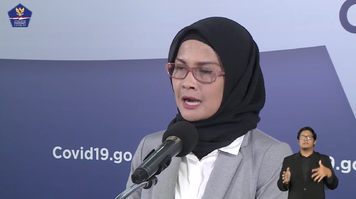 Juru Bicara Kementerian Perhubungan (Kemenhub), Adita Irawati (Youtube BNPB Indonesia) Juru Bicara Kementerian Perhubungan (Kemenhub), Adita Irawati (Youtube BNPB Indonesia)