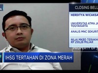 Tertahan di Zona Merah, IHSG Ditutup Terkoreksi 2,12%