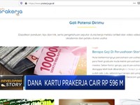 Dana Kartu Pra Kerja Cair Rp 596 M