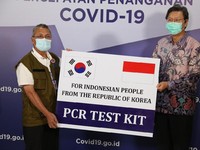 Korea Sumbang 32.200 Alat Tes PCR COVID-19 Buat Indonesia