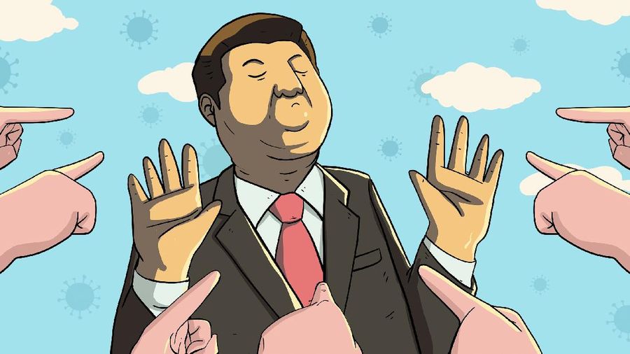 INFOGRAFIS, Xi Jinping Dituntut 2.500 Triliun