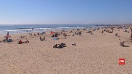 VIDEO: Pandemi Corona, Warga California Ramai-ramai ke Pantai