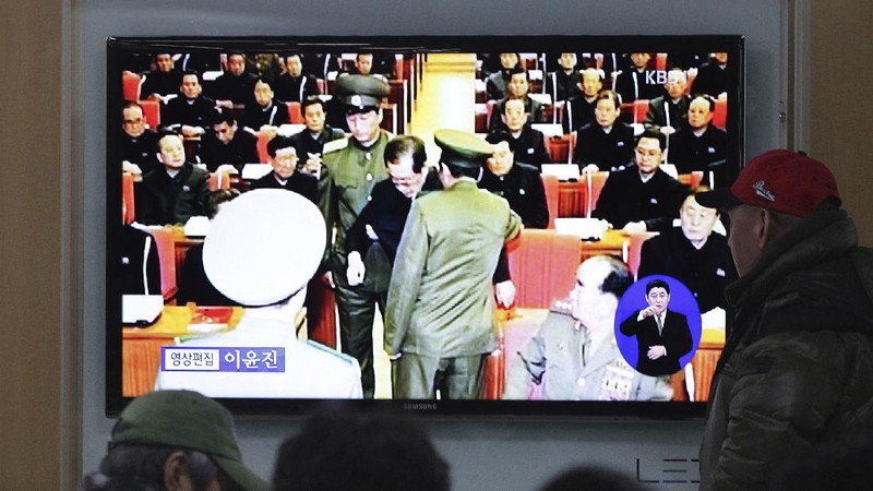 In this Tuesday, Aug. 14, 2012 file photo provided by China's Xinhua News Agency, Jang Song Thaek, North Korea's vice chairman of the powerful National Defense Commission, attends the third meeting on developing the economic zones in North Korea, in Beijing. Two South Korean lawmakers say they were told by intelligence officials that two associates of North Korean leader Kim Jong Un's powerful uncle Jang were executed last month. They say the uncle has not been seen in public since then and may have been dismissed. There was no way to independently confirm the report about Jang. (AP Photo/Xinhua, Li Xin, File)  NO SALES