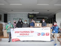Lawan COVID-19, Pertamina EP & Mitra Binaan Salurkan Bantuan