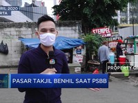 Duh! Sepinya Pasar Takjil Benhil Karena Corona Meluas