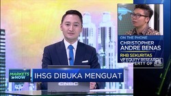 Ditopang Sentimen Positif Eksternal, IHSG Dibuka Menguat