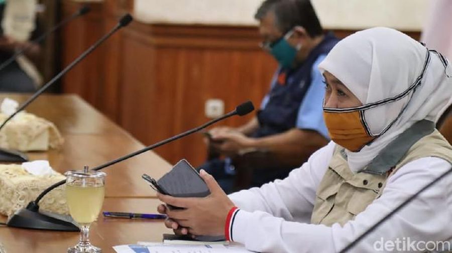 Gubernur Khofifah (Foto: Hilda Meilisa Rinanda/detikcom)