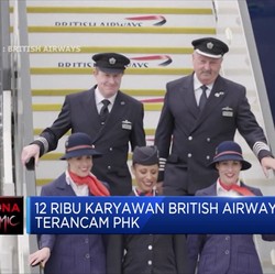 12 Ribu Pegawai British Airways Terancam PHK