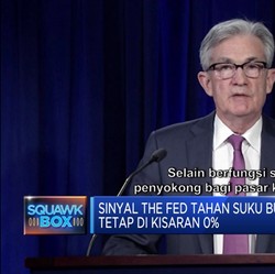 Sinyal The Fed Tetap Tahan Suku Bunga di Kisaran Nol