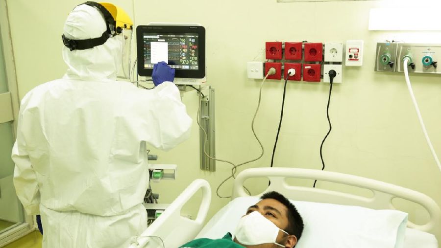 Penyerahan Perlengkapan Medis ICU dan HCU Gedung Kiara, RSUPN DR.Cipto Mangunkusumo Untuk Penanggulangan Covid-19.