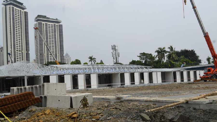 Pertamina Sulap Lapangan Bola Jadi Rumah Sakit Darurat Covid 19. Dok: Persero