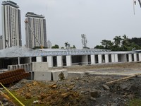 Pertamina Sulap Lapangan Bola Simprug Jadi RS Darurat Corona
