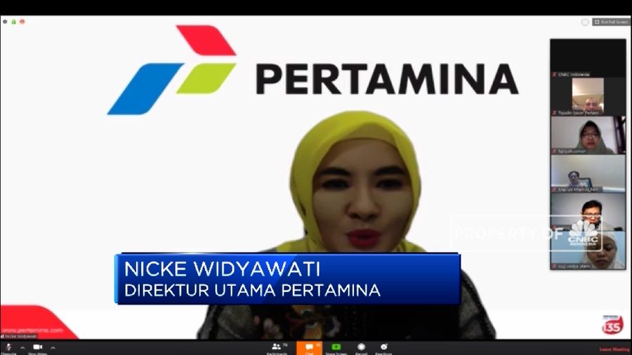 Direktur Utama Pertamina Nicke Widyawati