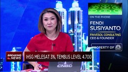 IHSG Melesat Lebih dari 3% Menembus Level 4.700