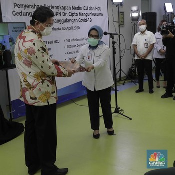 Lawan Covid-19, Ini Momen CT Corp Serahkan Alat Medis ke RSCM