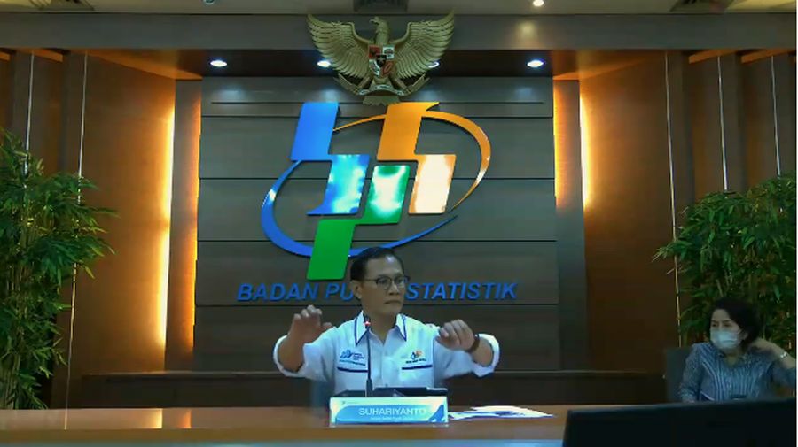 BPS menyampaikan perkembangan inflasi April 2020 hingga pertumbuhan produksi industri manufaktur triwulan I-2020. (Youtube BPS Statistics)