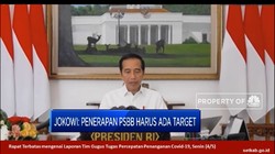 Jokowi Minta Daerah dengan PSBB Punya Target Jelas!