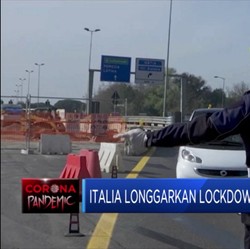 Italia Longgarkan Lockdown Bertahap