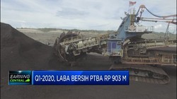 Q1-2020, Laba Bersih PTBA Capai Rp 903 M