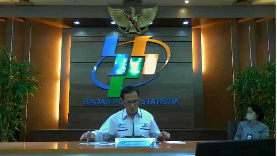 BPS menyampaikan perkembangan inflasi April 2020 hingga pertumbuhan produksi industri manufaktur triwulan I-2020. (Youtube BPS Statistics)