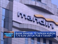 Rilis Obligasi, Bank Mandiri Beri Kupon 7,75%-8,3%