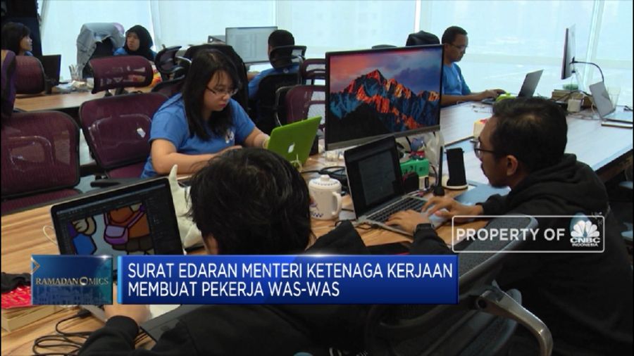 Surat Edaran Soal THR Buat Pekerja Was-was (CNBC Indonesia TV)