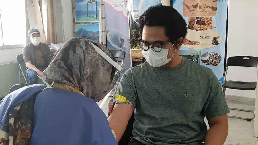 Test darah WNI di Tehran (KBRI Tehran)