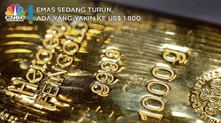 Emas Sedang Turun, Ada yang Yakin ke US$ 1.800