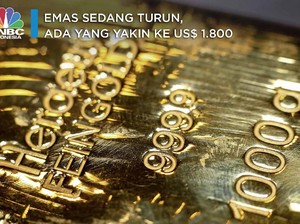 Emas Sedang Turun, Ada yang Yakin ke US$ 1.800