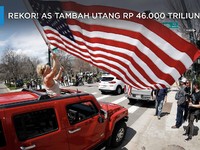 Rekor! AS Tambah Utang Rp 46.000 T Lawan Corona