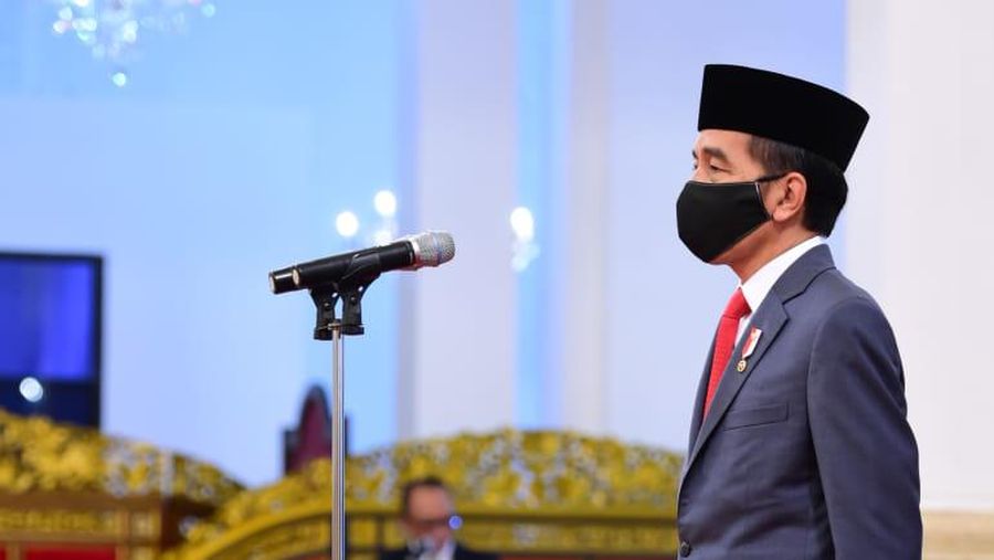 Pelantikan dan Pengucapan Sumpah Kepala PPATK Dian Ediana di Istana Negara, Rabu (6/5/2020). Foto: Muchlis Jr - Biro Pers Sekretariat Presiden