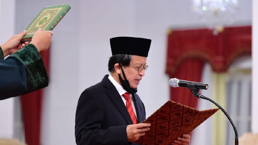 Pelantikan dan Pengucapan Sumpah Kepala PPATK Dian Ediana di Istana Negara, Rabu (6/5/2020). Foto: Muchlis Jr - Biro Pers Sekretariat Presiden