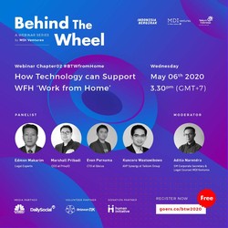 Webinar Series Telkom & MDI Ventures, Teknologi Dukung WFH