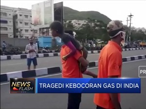 Tangki Gas Kimia Bocor di India, Ratusan Korban Terluka