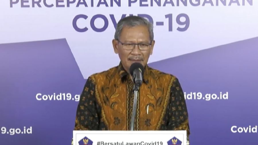 Achmad Yurianto selaku Juru Bicara Pemerintah Covid-19. (Dok: BNPB)